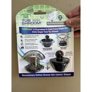 NEW Tub Shroom Ultra Platinum Bundle | Fits Standard 1.5 - 1.75" Bathtub Drain